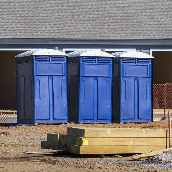 how do you ensure the portable restrooms are secure and safe from vandalism during an event in Middletown Springs